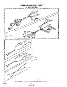 07 - Wiring Harness parts for Whirlpool Range RF361PXXW0 from AppliancePartsPros.com