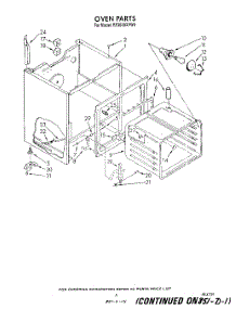 04 - Oven parts for Whirlpool Range RF3620XVW0 from AppliancePartsPros.com