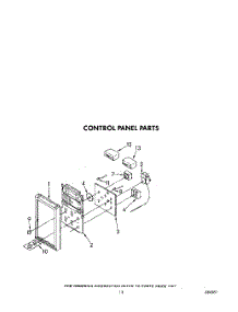 08 - Control Panel parts for Whirlpool Range RM988PXVW6 from AppliancePartsPros.com