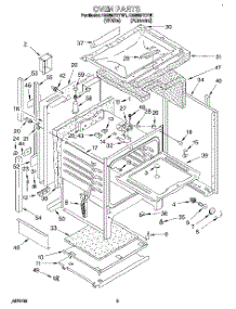 05 - Oven parts for Whirlpool Range RM980PXYW1 from AppliancePartsPros.com