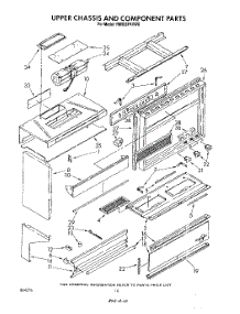 06 - Upper Chassis And Component parts for Whirlpool Range RM988PXVN0 from AppliancePartsPros.com