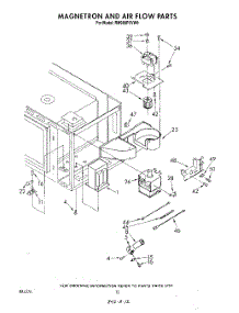 07 - Magnetron And Air Flow parts for Whirlpool Range RM988PXVN0 from AppliancePartsPros.com