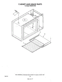 10 - Cabinet And Hinge parts for Whirlpool Range RM988PXVN0 from AppliancePartsPros.com