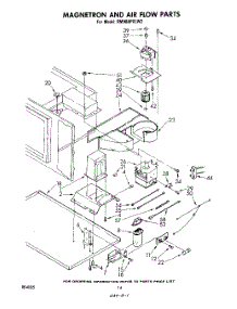 08 - Magnetron And Airflow parts for Whirlpool Range RM988PXLW2 from AppliancePartsPros.com