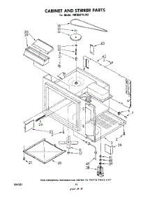 09 - Cabinet And Stirrer parts for Whirlpool Range RM988PXLW2 from AppliancePartsPros.com