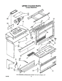 07 - Upper Chassis parts for Whirlpool Range RM996PXVW4 from AppliancePartsPros.com