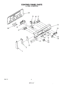 03 - Control Panel parts for Whirlpool Range RF3600XPW0 from AppliancePartsPros.com