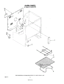 05 - Oven , Literature And Optional parts for Whirlpool Range RF3600XPW0 from AppliancePartsPros.com