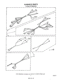 07 - Harness parts for Whirlpool Range RF360BXWW0 from AppliancePartsPros.com