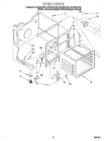 02 - Oven parts for Whirlpool Range RF375PXDN0 from AppliancePartsPros.com