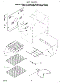 04 - Unit parts for Whirlpool Range RF375PXDN0 from AppliancePartsPros.com