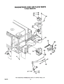07 - Magnetron And Air Flow parts for Whirlpool Range RM988PXVW5 from AppliancePartsPros.com