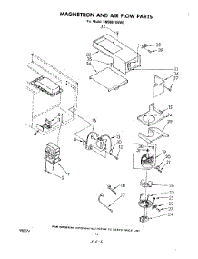 09 - Magnetron And Air Flow parts for Whirlpool Range RM988PXKW0 from AppliancePartsPros.com