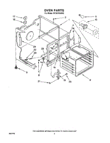 07 - Oven parts for Whirlpool Range RF361PXXW2 from AppliancePartsPros.com