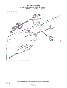 07 - Wiring parts for Whirlpool Range RF3615XWW1 from AppliancePartsPros.com