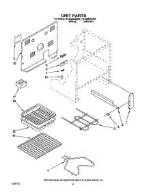 04 - Unit, Lit / Optional parts for Whirlpool Range RF360BXXN3 from AppliancePartsPros.com
