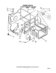 06 - Oven parts for Whirlpool Range RF360BXXN3 from AppliancePartsPros.com