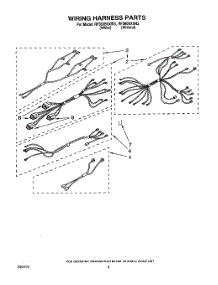 07 - Wiring Harness parts for Whirlpool Range RF360BXXN3 from AppliancePartsPros.com