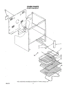 05 - Oven (Continued) parts for Whirlpool Range RM978BXPW1 from AppliancePartsPros.com