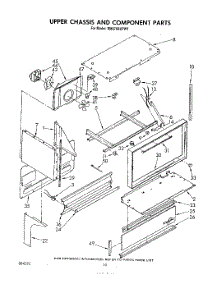 06 - Upper Chassis And Component parts for Whirlpool Range RM978BXPW1 from AppliancePartsPros.com