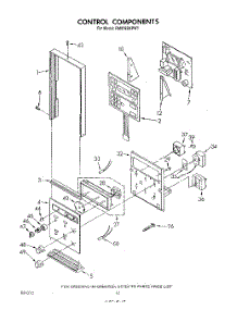 07 - Control parts for Whirlpool Range RM978BXPW1 from AppliancePartsPros.com