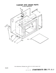 08 - Cabinet And Hinge parts for Whirlpool Range RM978BXPW1 from AppliancePartsPros.com