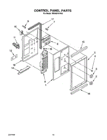 10 - Control Panel parts for Whirlpool Range RM980PXYW0 from AppliancePartsPros.com