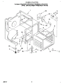 04 - Oven parts for Whirlpool Range RF374PXDN1 from AppliancePartsPros.com