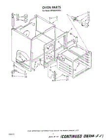 04 - Oven parts for Whirlpool Range RF385PXWW1 from AppliancePartsPros.com