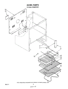 05 - Oven (Continued) parts for Whirlpool Range RM988PXPW1 from AppliancePartsPros.com
