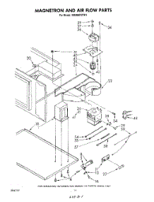08 - Magnetron And Air Flow parts for Whirlpool Range RM988PXPW1 from AppliancePartsPros.com