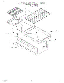 04 - Drawer And Broiler parts for Whirlpool Range RF360BXEQ0 from AppliancePartsPros.com