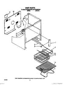 05 - Unit, Lit / Optional parts for Whirlpool Range RF360BXXW0 from AppliancePartsPros.com
