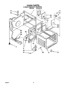 05 - Oven parts for Whirlpool Range RF377PXYN1 from AppliancePartsPros.com