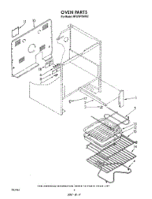05 - Oven , Literature And Optional parts for Whirlpool Range RF375PXWW2 from AppliancePartsPros.com