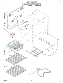 04 - Unit parts for Whirlpool Range RF375PCYW3 from AppliancePartsPros.com