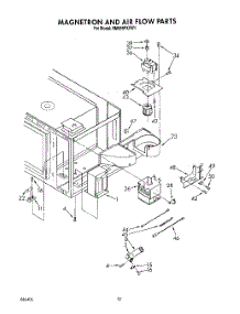 07 - Magnetron And Air Flow parts for Whirlpool Range RM988PXVW1 from AppliancePartsPros.com