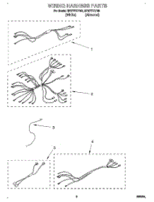 06 - Wiring Harness, Optional parts for Whirlpool Range RF377PXYW2 from AppliancePartsPros.com