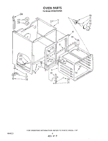 04 - Oven parts for Whirlpool Range RF385PXWW0 from AppliancePartsPros.com