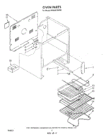 06 - Oven (Continued) parts for Whirlpool Range RF385PXWW0 from AppliancePartsPros.com