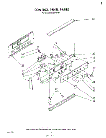 03 - Control Panel parts for Whirlpool Range RF385PXPW1 from AppliancePartsPros.com