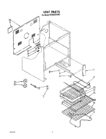 04 - Unit, Lit / Optional parts for Whirlpool Range RF385PXVW0 from AppliancePartsPros.com