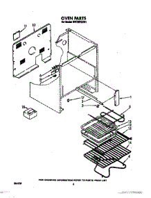 05 - Oven, Lit / Optional parts for Whirlpool Range RF375PXXW1 from AppliancePartsPros.com