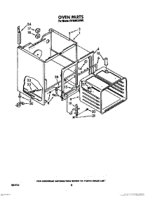 06 - Oven parts for Whirlpool Range RF3600XXW0 from AppliancePartsPros.com