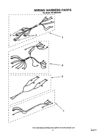 07 - Wiring Harness parts for Whirlpool Range RF3600XXW2 from AppliancePartsPros.com