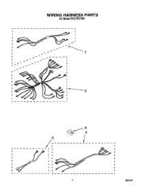 07 - Wiring Harness parts for Whirlpool Range RF377PXYW0 from AppliancePartsPros.com