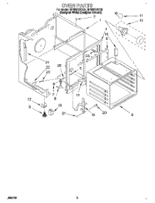03 - Oven parts for Whirlpool Range RF362BBDZ0 from AppliancePartsPros.com