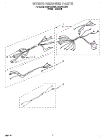 06 - Wiring Harness, Lit / Optional parts for Whirlpool Range RF361BXDN0 from AppliancePartsPros.com