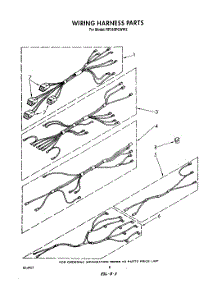 07 - Wiring Harness parts for Whirlpool Range RF385PCWW2 from AppliancePartsPros.com