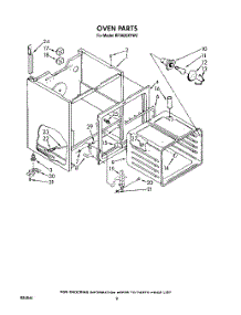 06 - Oven (Continued) parts for Whirlpool Range RF3620XVW2 from AppliancePartsPros.com